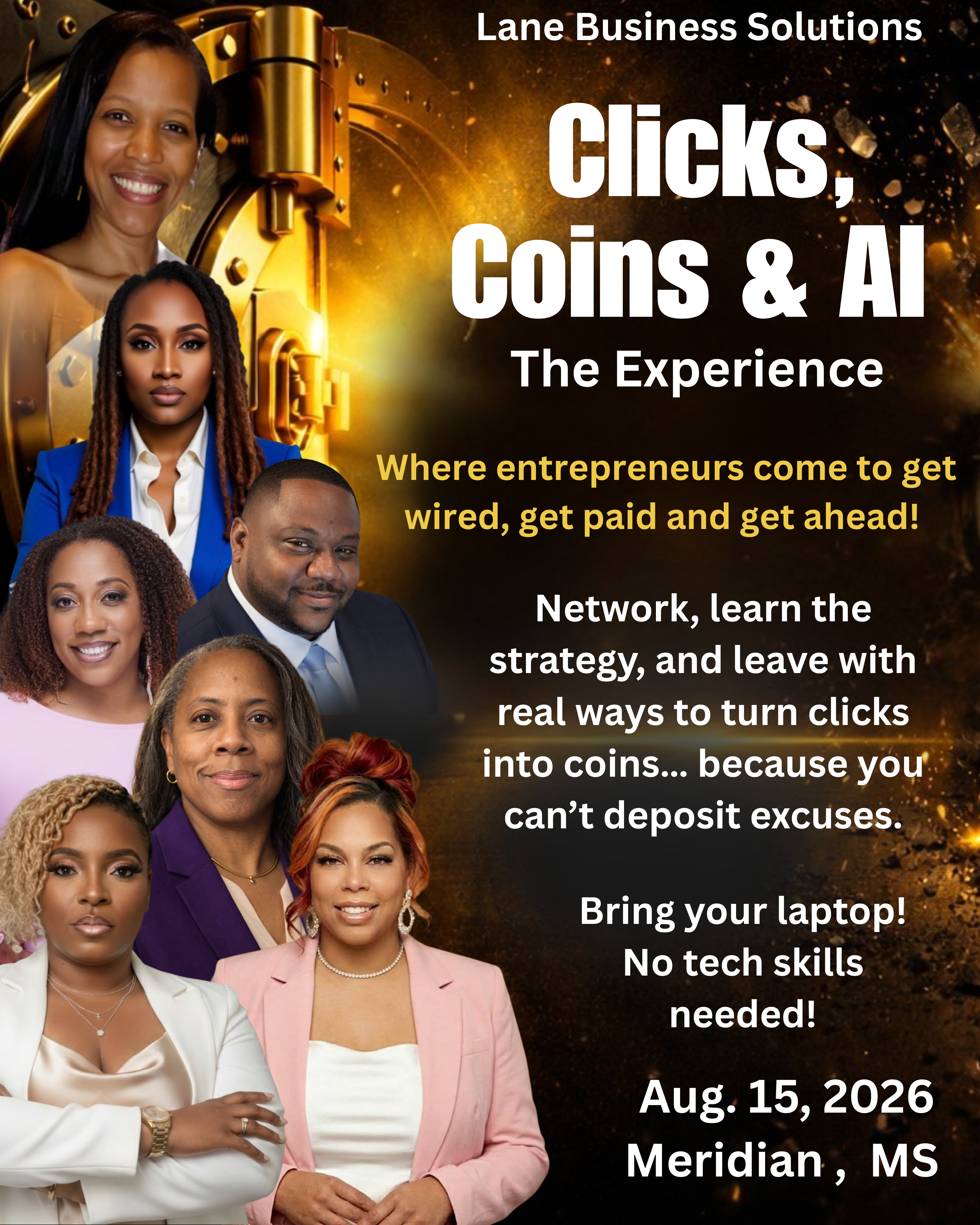 Clicks, Coins & AI (Spring Promo) IN-PERSON event