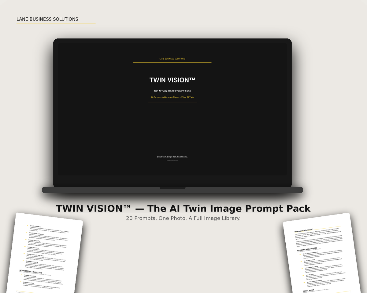 Twin Vision™ — The AI Twin Image Prompt Pack